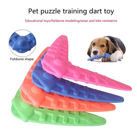 Discs Shape Pet Flying Fetch Dog Chew Toys for Interactive Play - Picture 7 of 11